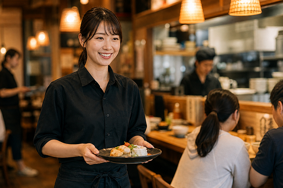 飲食店スタッフのイメージ