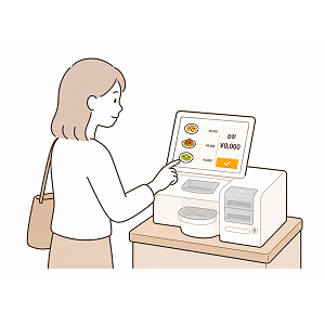 後払いKioskでセルフ精算するイメージ
